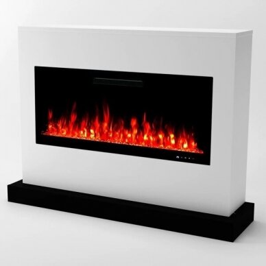 GLOW FIRE ZEUS WHITE электрические камин с порталом