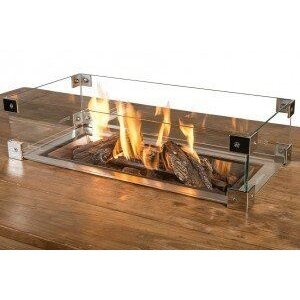 HAPPY COCOONING BUILT-IN BURNER SQUARE BIG газовый напольный камин