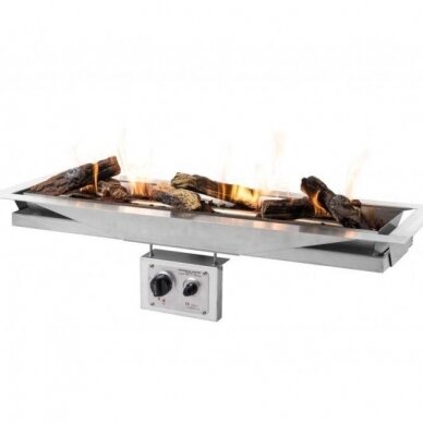 HAPPY COCOONING BUILT-IN BURNER SQUARE BIG outdoor gas fireplace 1