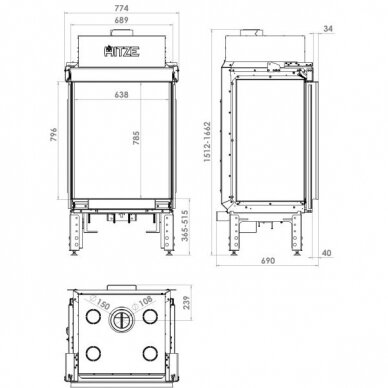 HITZE CALMA 65S gas fireplace 2