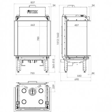 HITZE CALMA 65TC gas fireplace 3