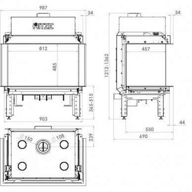 HITZE CALMA 80TC gas fireplace 3