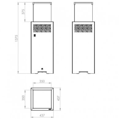 HITZE FUENTE Q outdoor gas fireplace 4