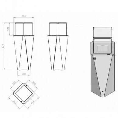 HITZE FUENTE V outdoor gas fireplace 4