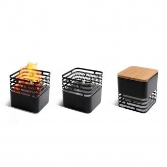 HOFAST CUBE RUST Gartenfeuerstelle 1