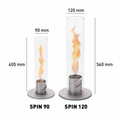 HOFAST SPIN 90 Table-top GREY pastatomas stalinis biožidinys 4