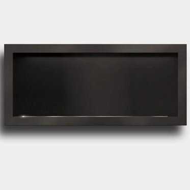 ICON FIRES SLIMLINE FIREBOX RANGE 1350 BLACK iebūvēts biokamīns