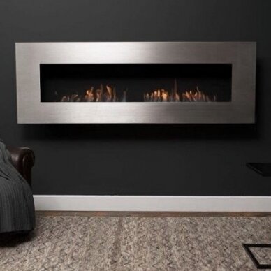 ICON FIRES NERO WALL RANGE 1750 INOX bioethanol fireplace wall-mounted