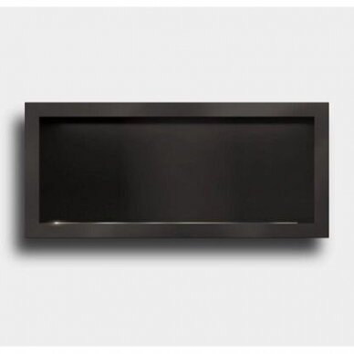 ICON FIRES SLIMLINE FIREBOX RANGE 1100 BLACK iebūvēts biokamīns