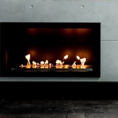 ICON FIRES SLIMLINE FIREBOX RANGE 1350 BLACK биокамин встраиваемый 1