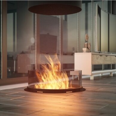 INFIRE INROUND ceiling mounted bioethanol fireplace 5