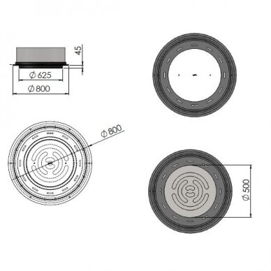 INFIRE INROUND BLACK biokamin 4