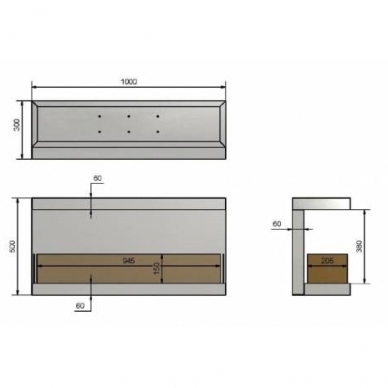 INFIRE INSIDE C100 VERS3 bioethanol built-in fireplace 1