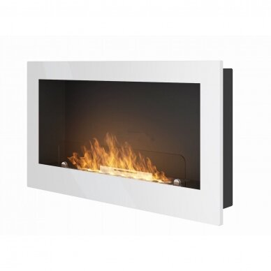 INFIRE INSIDE 900 WHITE bioethanol fireplace wall-mounted-insert