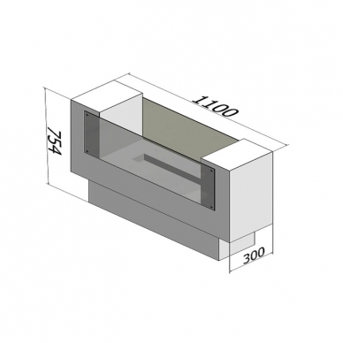 INFIRE INSIGNIO free standing bioethanol fireplace 2