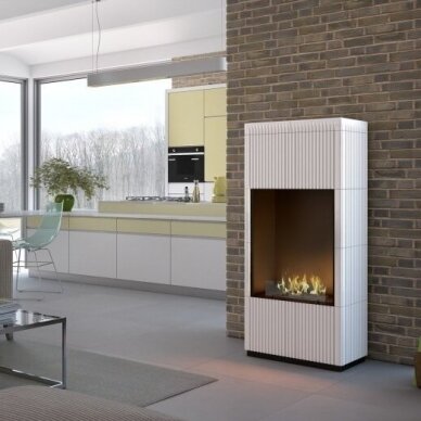 INFIRE INTILED WHITE free standing biofireplace