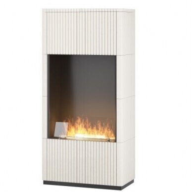 INFIRE INTILED WHITE free standing biofireplace 1