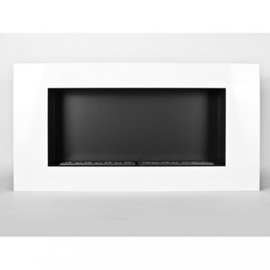 KAMI ACARA WHITE bioethanol fireplace wall-mounted-insert