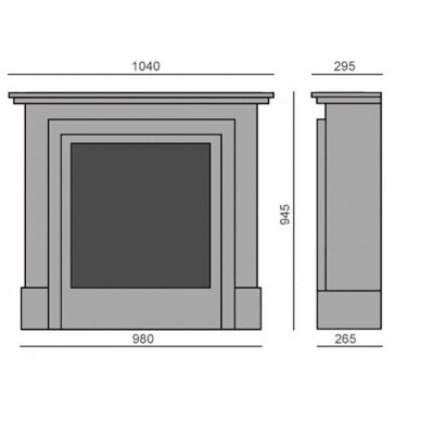 KAMI ANTYCZNY OSCURO free standing bioethanol fireplace 2