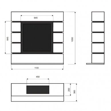 KAMI ART DESIGNE 01 brīvi stavošs biokamīns 1