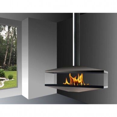 KAMI EGON TOP ceiling mounted bioethanol fireplace 1