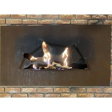 KAMI ERUPTION bioethanol fireplace wall-mounted