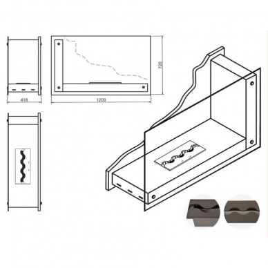 KAMI ETNA free standing biofireplace 1