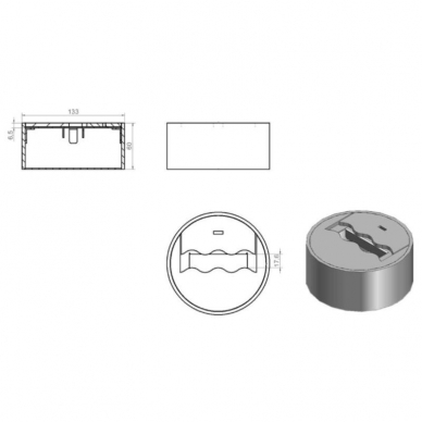 KAMI FALA 133 bioethanol fireplace insert 1