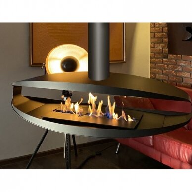 KAMI HUALALAI TUBE ceiling mounted bioethanol fireplace 1