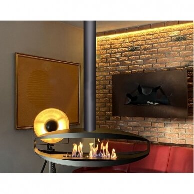 KAMI HUALALAI TUBE ceiling mounted bioethanol fireplace