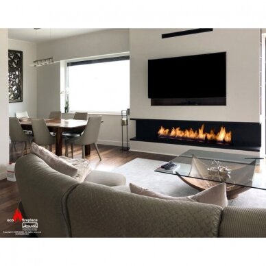 KAMI IZALKO 1840X480X300 bioethanol built-in fireplace