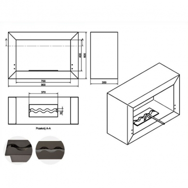 KAMI KATAMI free standing biofireplace 2