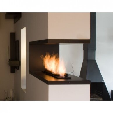 KAMI NEGRO 980x600x300 bioethanol built-in fireplace