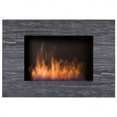 KAMI VESUVIUS DARK GRAPHITE bioethanol fireplace wall-mounted-insert