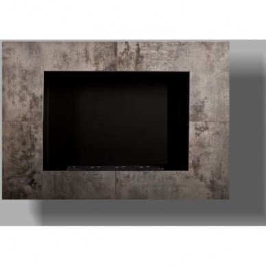 KAMI VESUVIUS DARK PASTEL bioethanol fireplace wall-mounted-insert