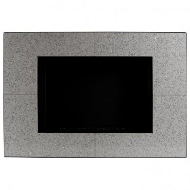 KAMI VESUVIUS QUARTZ bioethanol fireplace wall-mounted-insert