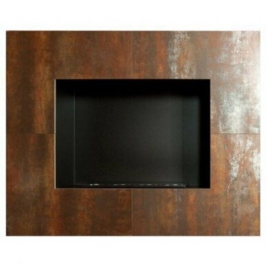 KAMI VESUVIUS RUST bioethanol fireplace wall-mounted-insert