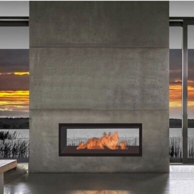 KAMI VILLARICA 2050x900x1280 bioethanol built-in fireplace