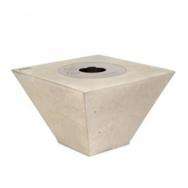 KIINI ZEGE BEIGE free standing biofireplace