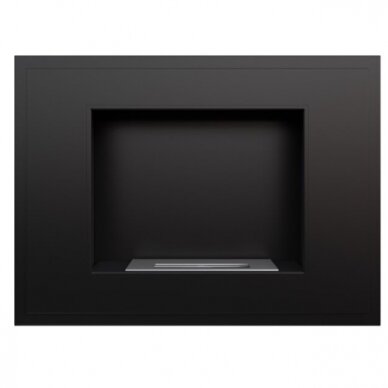 KRATKI ALPHA BLACK bioethanol fireplace wall-mounted-insert 2