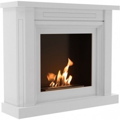 KRATKI APRIL WHITE free standing bioethanol fireplace