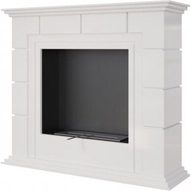 KRATKI ARIES WHITE free standing bioethanol fireplace 1