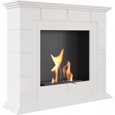 KRATKI ARIES WHITE free standing bioethanol fireplace