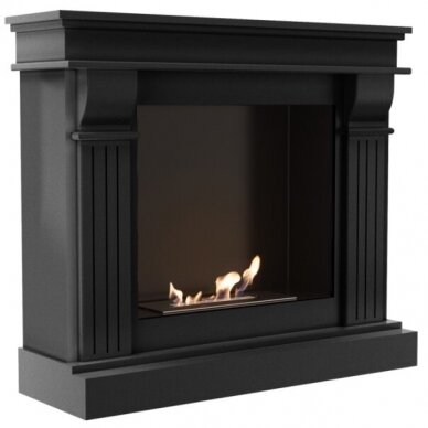 KRATKI AUGUST BLACK free standing bioethanol fireplace 2