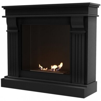 KRATKI AUGUST BLACK free standing bioethanol fireplace