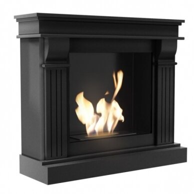 KRATKI AUGUST P BLACK free standing bioethanol fireplace