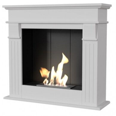 KRATKI AUGUST P WHITE free standing bioethanol fireplace