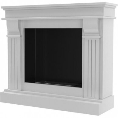 KRATKI AUGUST WHITE free standing bioethanol fireplace 2