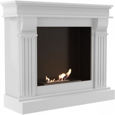 KRATKI AUGUST WHITE free standing bioethanol fireplace