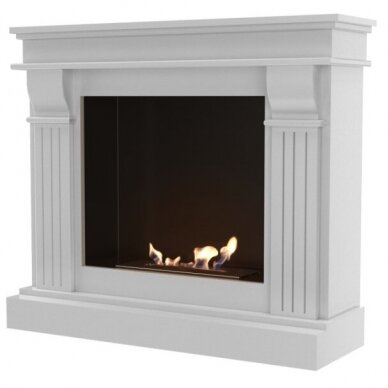 KRATKI AUGUST WHITE free standing bioethanol fireplace 1